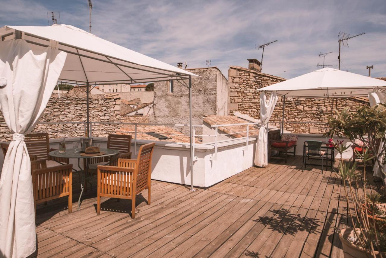 Chez Pepito & Zaza Hypercentre Rooftop Garage Nîmes Esterno foto