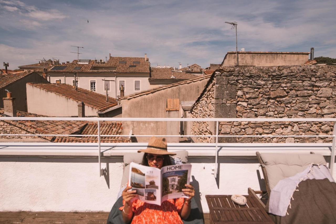 Chez Pepito & Zaza Hypercentre Rooftop Garage Nîmes Esterno foto